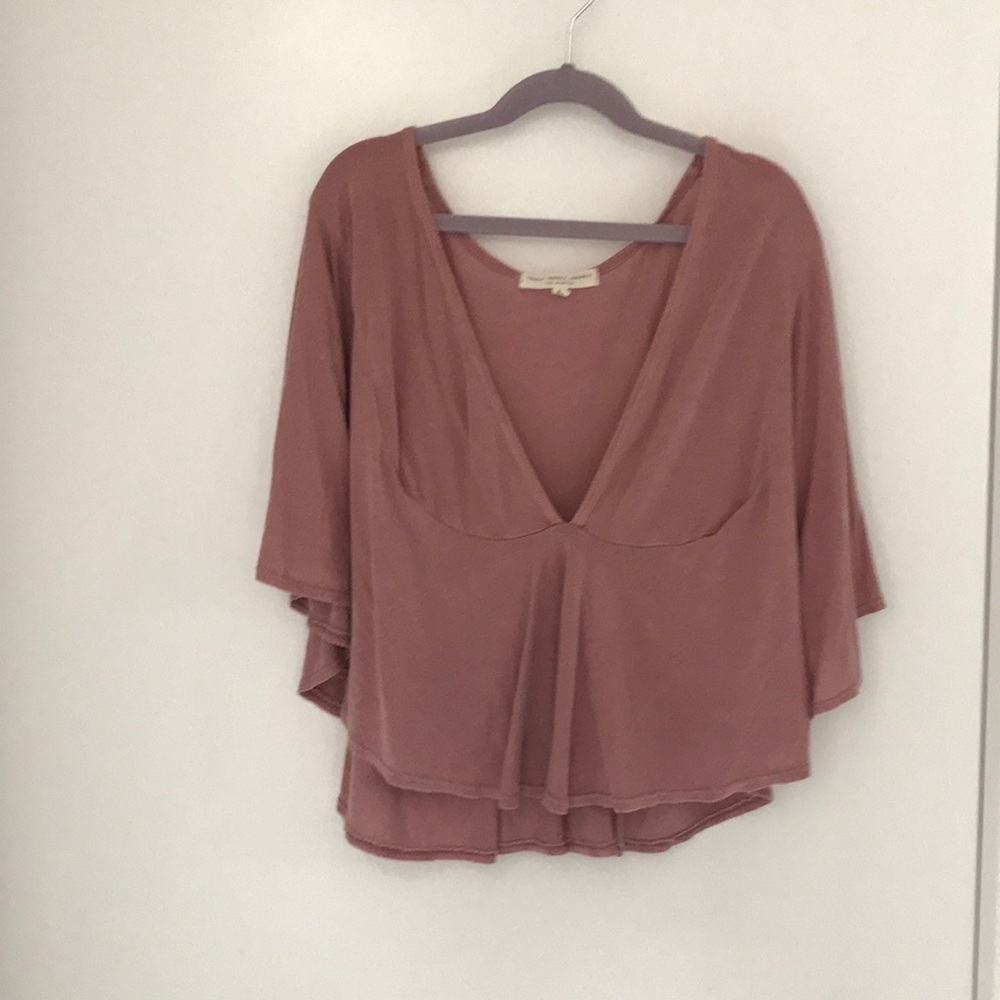 Pink crop top